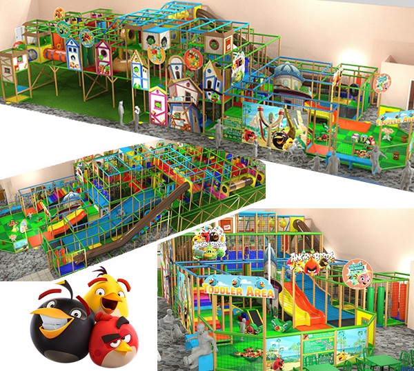 iPlayCO, Angry Birds, Indoor Themed Playground